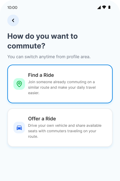 ExtraSeat&trade; App Screen Mockup